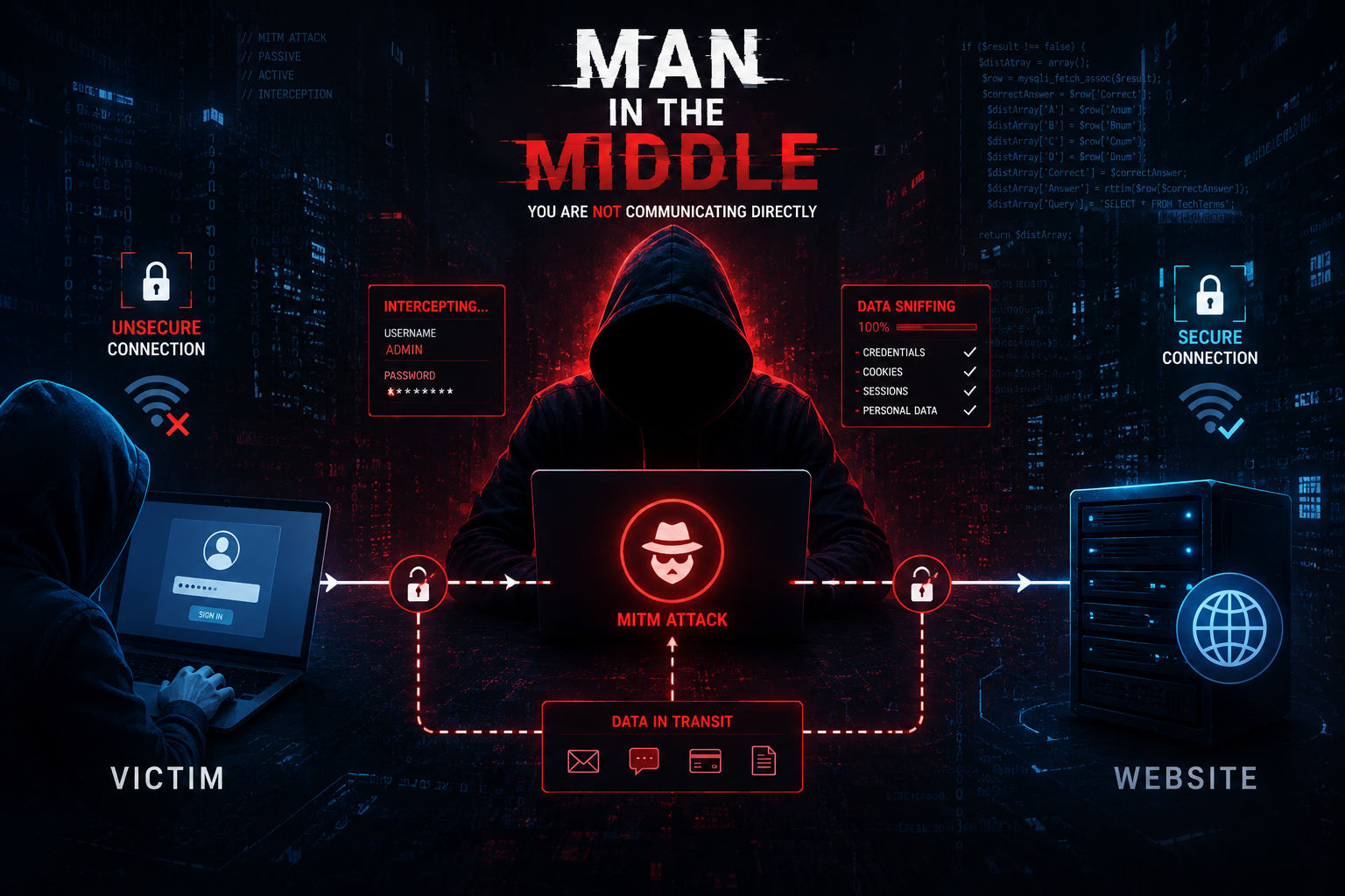 Man-in-the-Middle (MitM): Ancaman Tersembunyi yang Mengintai di Balik Koneksi Internet